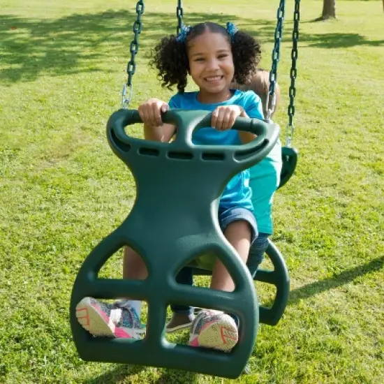 Swing-N-Slide Dual Ride Glider Swing image {1}
