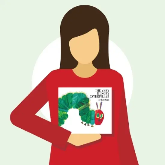 The Very Hungry Caterpillar by Eric Carle (Board Book with CD) by Eric Carle image {1}