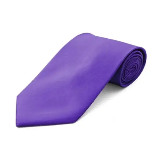 Men's Classic Solid Color Wedding Neck Tie image {20}