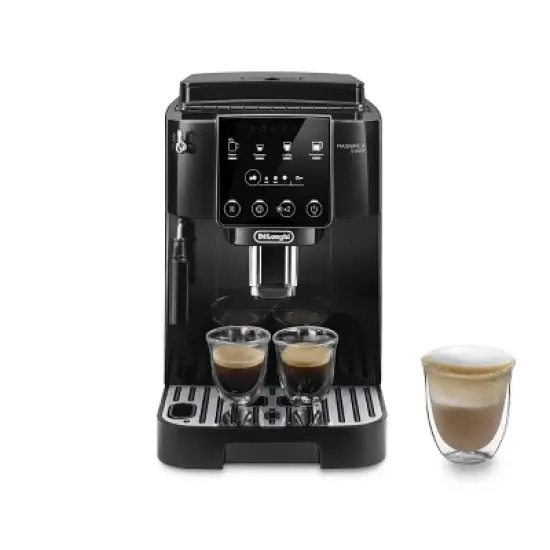 DeLonghi Magnifica Start Automatic Coffee and Espresso Machine with Milk Frother for Hot and Iced Lattes, Coffee and More ECAM22022B image {1}