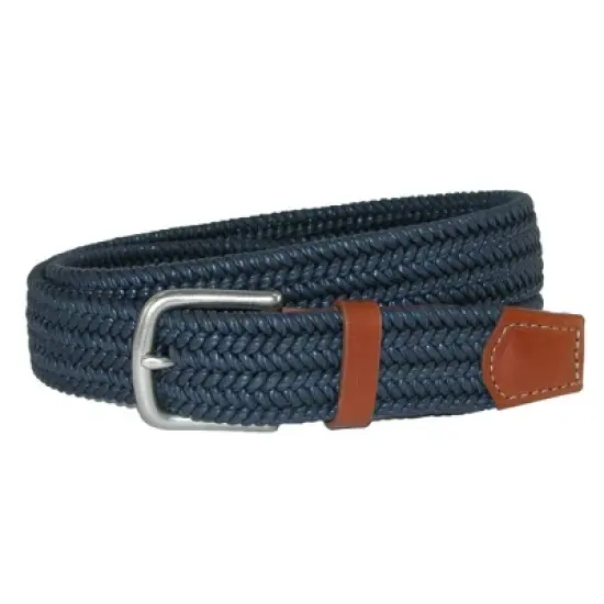 CrookhornDavis Men's Boca Braided Waxed Cotton Stretch Belt image {7}