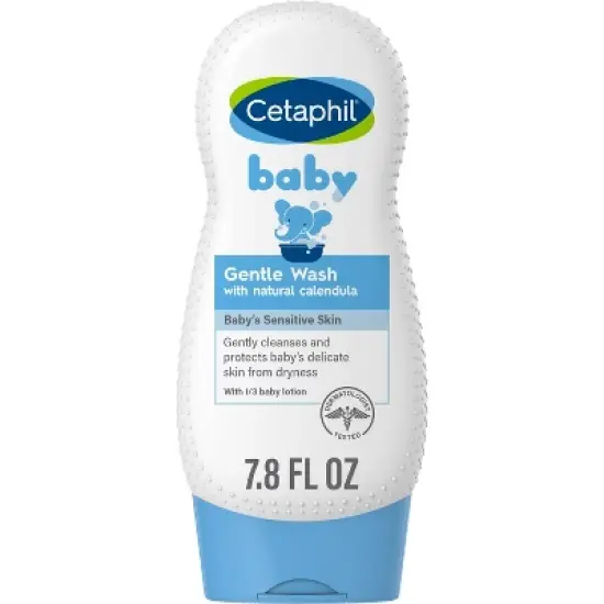 Cetaphil Baby Bath Gentle Baby Wash with Organic Calendula - 7.8 fl oz​ image {5}