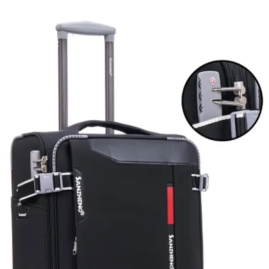 Dexmalle Softside Upright Luggage Set , Lightweight,4-Piece image {6}