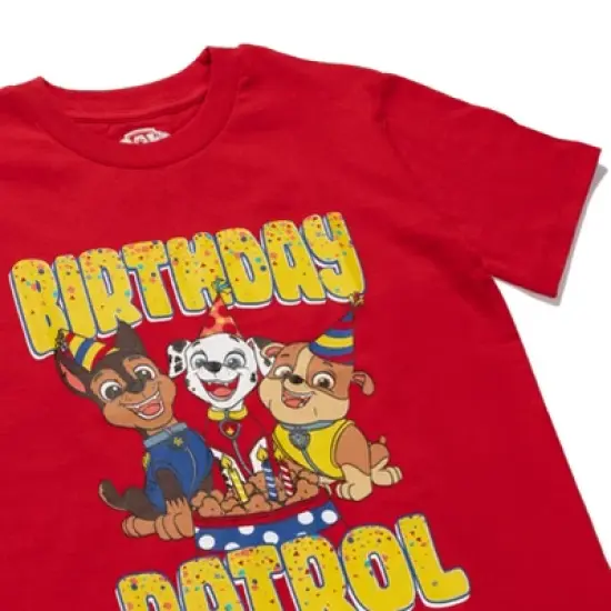 Nickelodeon Paw Patrol Rubble Marshall Skye Graphic T-Shirt Red  Toddler image {4}