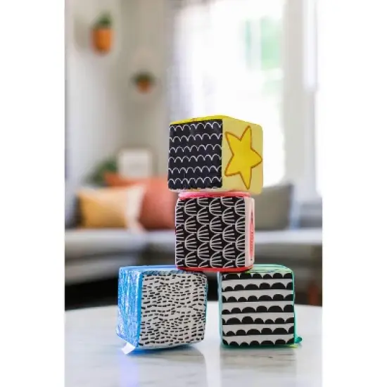 Baby Einstein Explore & Discover Soft Blocks Toys - 4ct image {6}