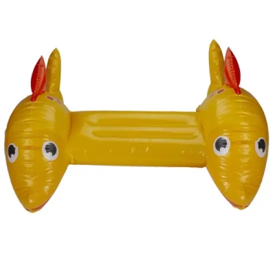 Pool Central Dorado Fish Children's Inflatable Swimming Pool Kickboard - 34.5" - Yellow image {5}