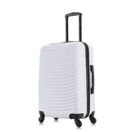 DUKAP Adly Lightweight Hardside Large Checked Spinner Suitcase image {11}