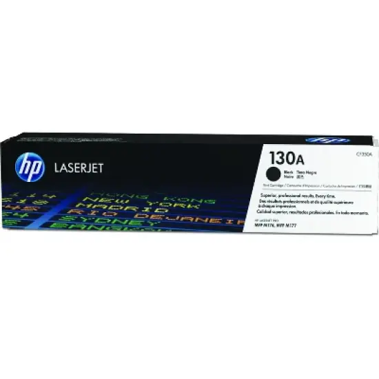 HP 130A Black Original LaserJet Toner Cartridge, ~1,300 pages, CF350A image {7}