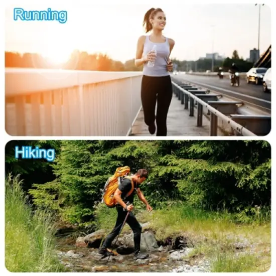 Unique Bargains Mesh Portable Adjustable Strap Water Bottle Bag for Sports 2 Pcs image {4}