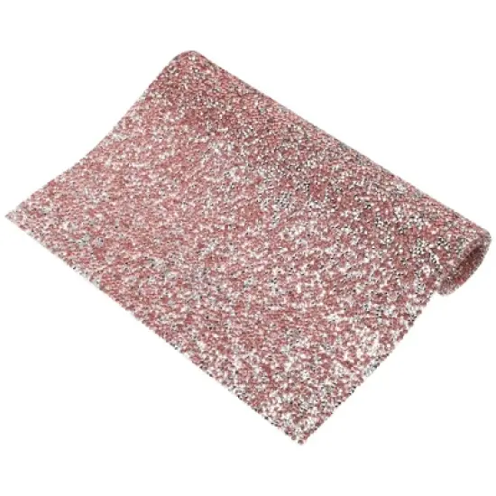 Unique Bargains Washable Bling Rhinestone PVC Manicure Nail Art Hand Arm Rest Pad image {7}