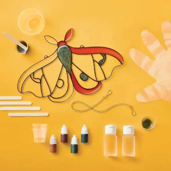 Halloween Craft Moth Resin Suncatcher Kit - Mondo Llama&trade; image {2}