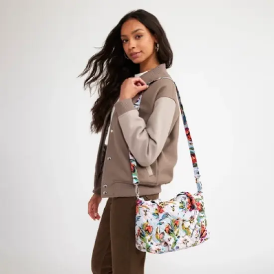 Vera Bradley Pleated Multi-Strap Satchel image {3}