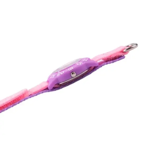 Girls' Disney Minnie Mouse Purple Plastic Time Teacher Watch - Pink image {3}