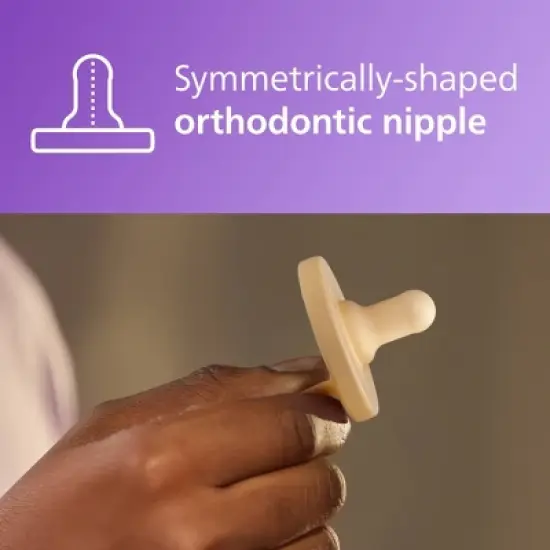 Philips Avent Soothie 0-3m - Beige/Pastel Green - 2pk image {3}