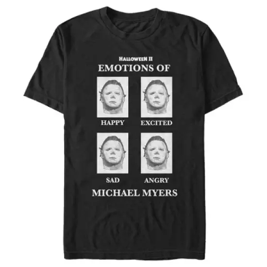 Men's Halloween II Emotions of Michel Myers T-Shirt image {4}