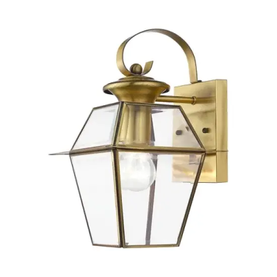 Livex Lighting Westover 1 - Light Wall Light in  Antique Brass image {2}