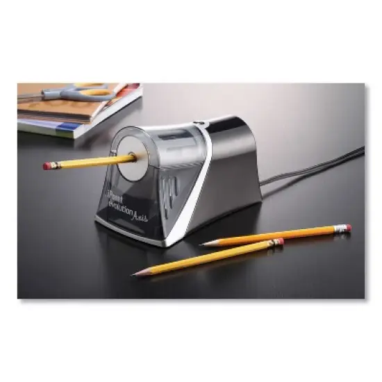 Westcott iPoint Evolution Axis Pencil Sharpener AC-Powered - Black/Silver image {5}