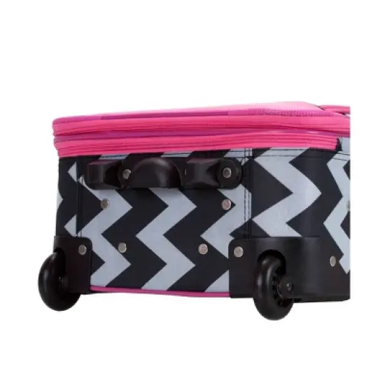 Rockland Escape 4pc Softside Checked Luggage Set image {4}