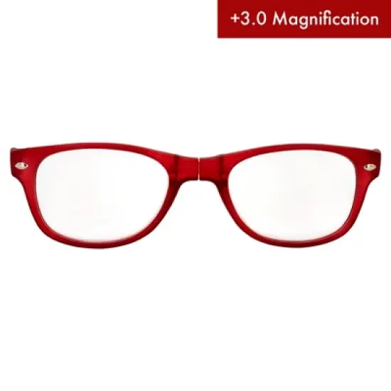 Global Vision Eyewear Foldable Bifocal Reading Glasses with +3.0 Bifocal Clear Lenses image {2}