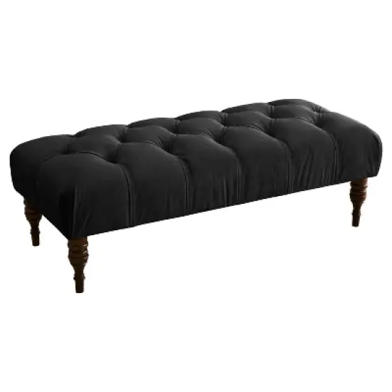Edwardian Upholstered Tufted Bench - Skyline Furniture image {3}