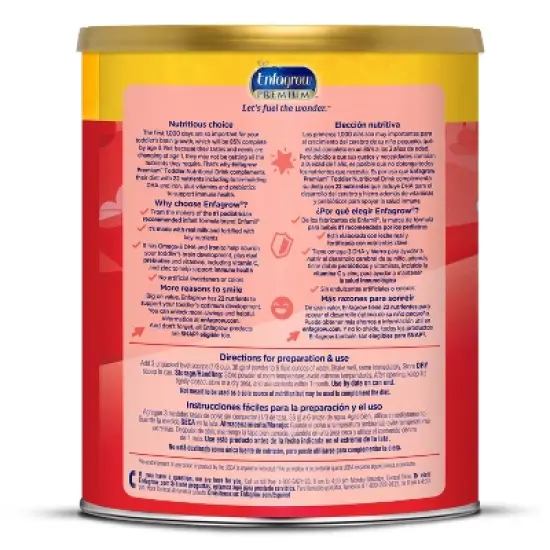 Enfagrow Vanilla Powder Toddler Formula - 32oz image {6}