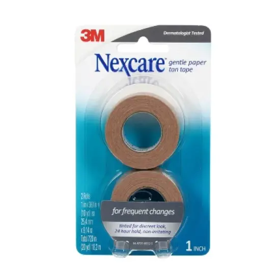 Nexcare Gentle Paper Tan Tape - 2pk image {12}