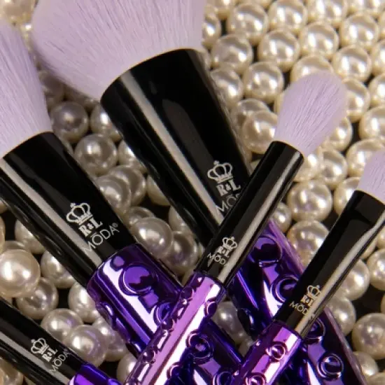 MODA Brush Mythical Sea Witch 6pc Travel Sized Makeup Brush Flip Kit, Includes Powder, Complexion, Eye Brushes, and Flip Case image {3}