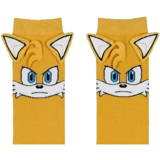 Sonic the Hedgehog Tails 3D Character Socks Women's Knee High Shoe Size 5-10 image {1}