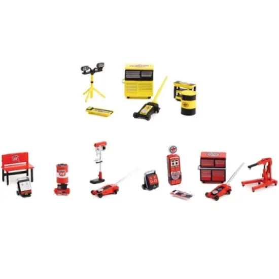 "Shop Tool Accessories" Series 5 Set of 3 Multipacks 1/64 Models by Greenlight image {1}