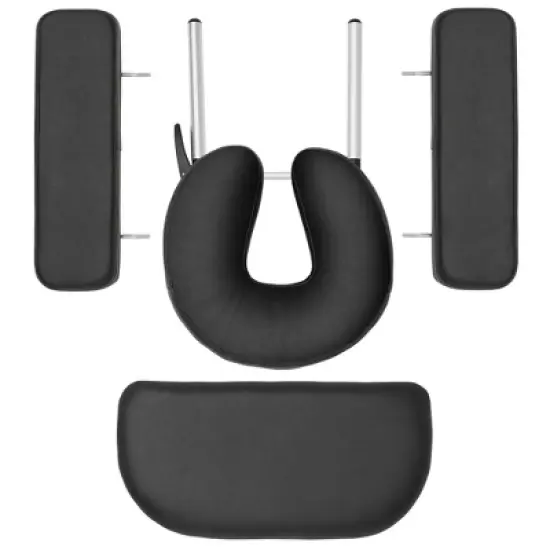 Saloniture Professional Portable Lightweight Bi-Fold Massage Table with Reiki Panels image {4}