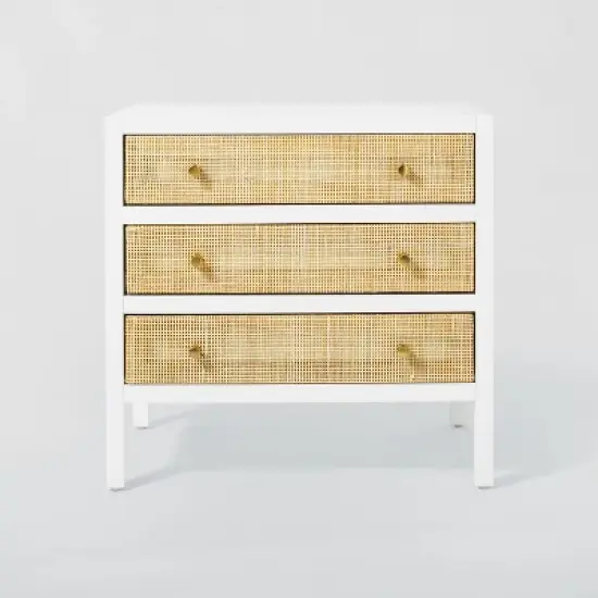 Springville 3 Drawer Nightstand White - Threshold&trade; designed with Studio McGee image {2}