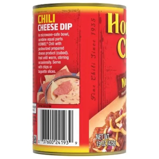 Hormel No Beans Chili - 15oz image {2}