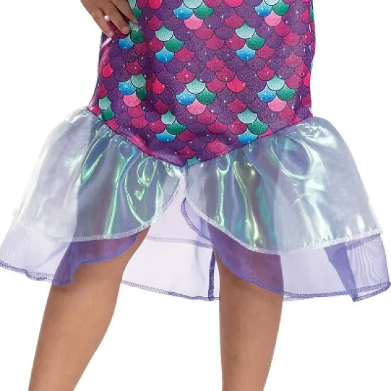 Toddler Gabby's Dollhouse Mercat Halloween Costume Dress with Headpiece 2T image {5}