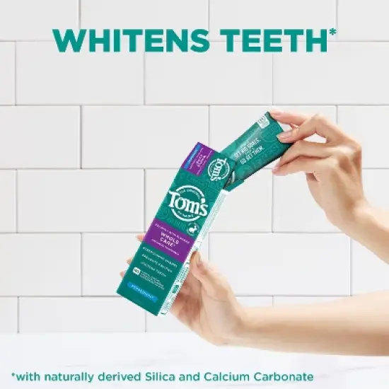 Tom's of Maine Whole Care Peppermint Toothpaste - 4oz image {3}