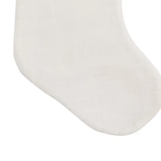 C&F Home 8.5" x 20" Fur Snowflake Christmas Stocking image {2}