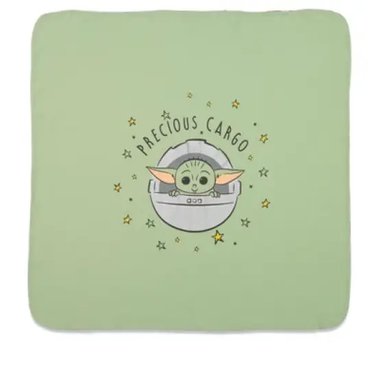 Star Wars The Child Baby Sleep N' Play Coverall Bib Blanket and Hat 4 Piece Outfit Set Newborn image {3}