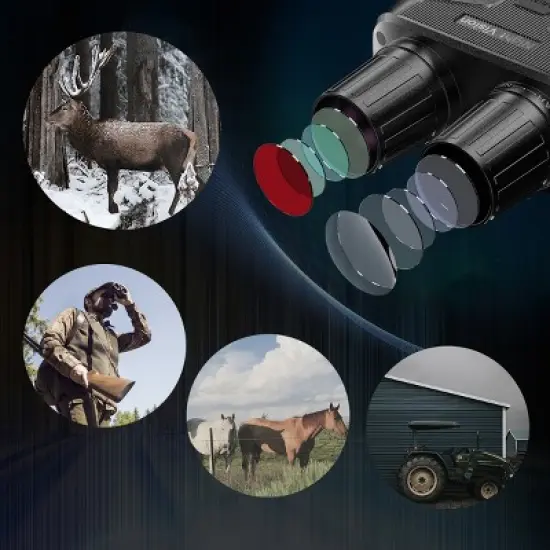 JStoon Night Vision Goggles - Digital Binoculars, 100% Darkness Viewing, HD 1080p image {3}