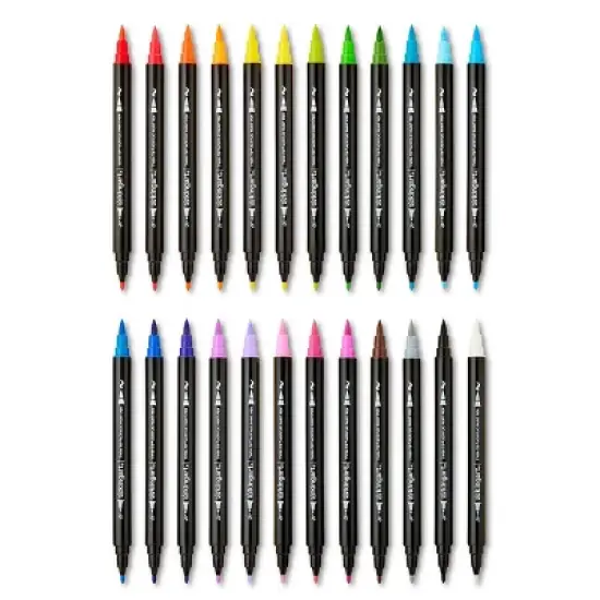 KINART Twin-Tip Pro Acrylic Paint Pens 24 Colors image {2}