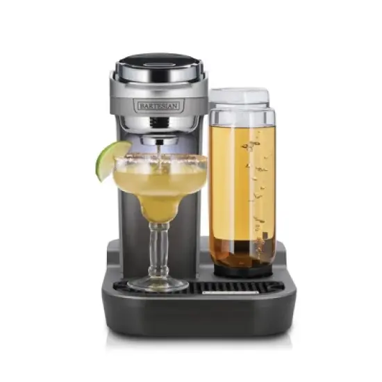 Bartesian Duet Cocktail Machine 55310: Home Brewing Kit, Drink Maker, Plastic, 750ml Capacity, Gray image {9}