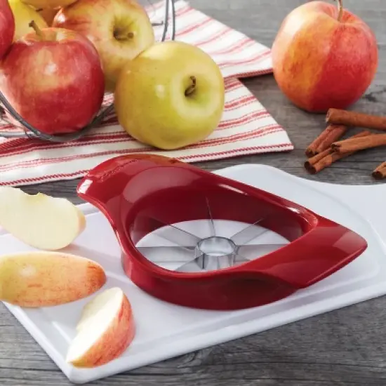 KitchenAid Fruit Wedger Red: Stainless Steel Pineapple Corer & Slicer, Dishwasher-Safe, Lifetime Warranty image {2}
