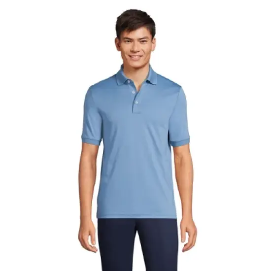 Lands' End Men's Short Sleeve Super Soft Supima Polo Shirt image {13}