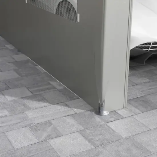 Outsunny Carport 10' x 20' Portable Garage, Heavy Duty Car Port Canopy with 2 Roll-up Doors & 4 Windows image {5}