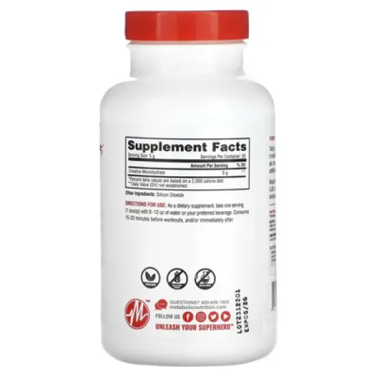 Metabolic Nutrition Creatine, 100 Grams, Powder image {1}