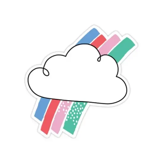 Creative Teaching Press&reg; Rainbow Skies 6" Designer Cut-Outs, Pack of 36 image {1}