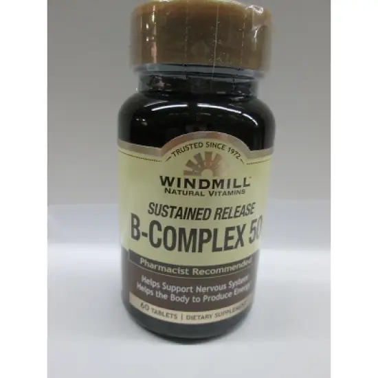 Windmill Vitamin B-complex Tablets Sustained Release - 60 Ct image {3}