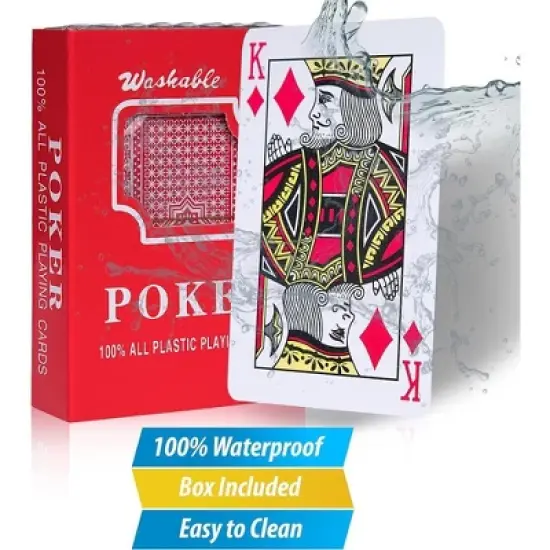 Zone Tech Game Station Set with Waterproof Playing Cards for Pool or Beach Blue/White (1 Game Set) image {4}