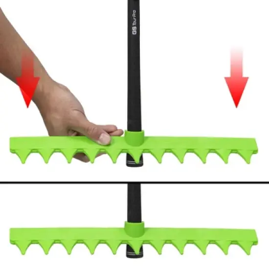 GoSports Trap Teeth Golf Bunker Rake, 2 Pack image {2}