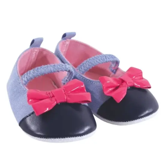 Little Treasure Baby Girl Cotton Dress, Cardigan and Shoe 3pc Set, Happy Rainbow image {2}