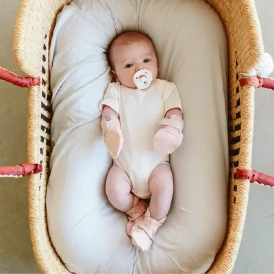 Goumikids Viscose Made from Bamboo + Organic Cotton Short-Sleeve Baby Bodysuit image {4}