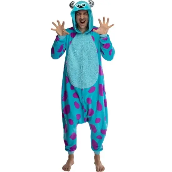 Disney Monsters Inc. Unisex Adult Sulley Kigurumi Cosplay Costume Union Suit image {3}